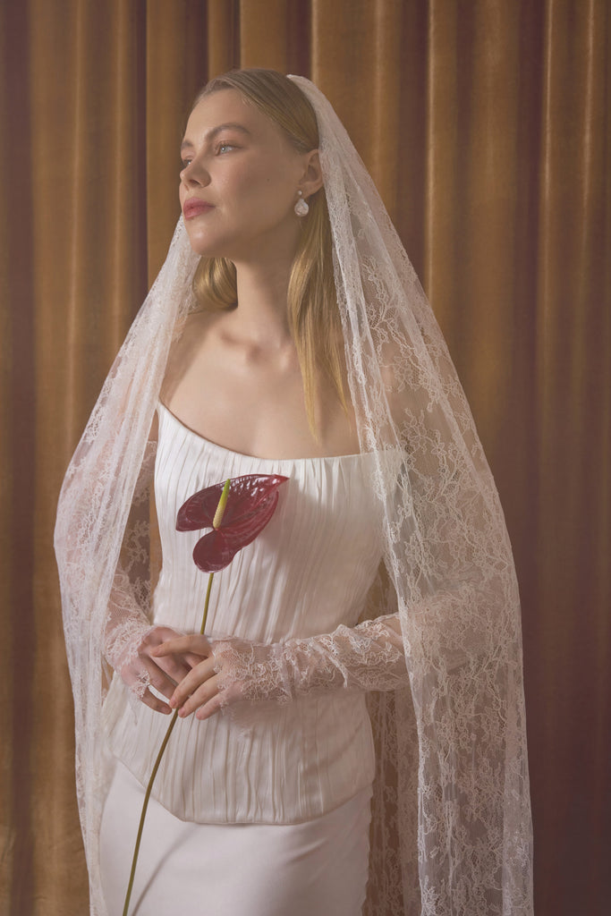 Lace Detachable Sleeves - Bridal Lace Sleeves Lace Detachable Sleeves - Bridal Lace Sleeves